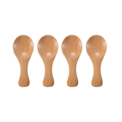 4Pcs Mini Wooden Spoons