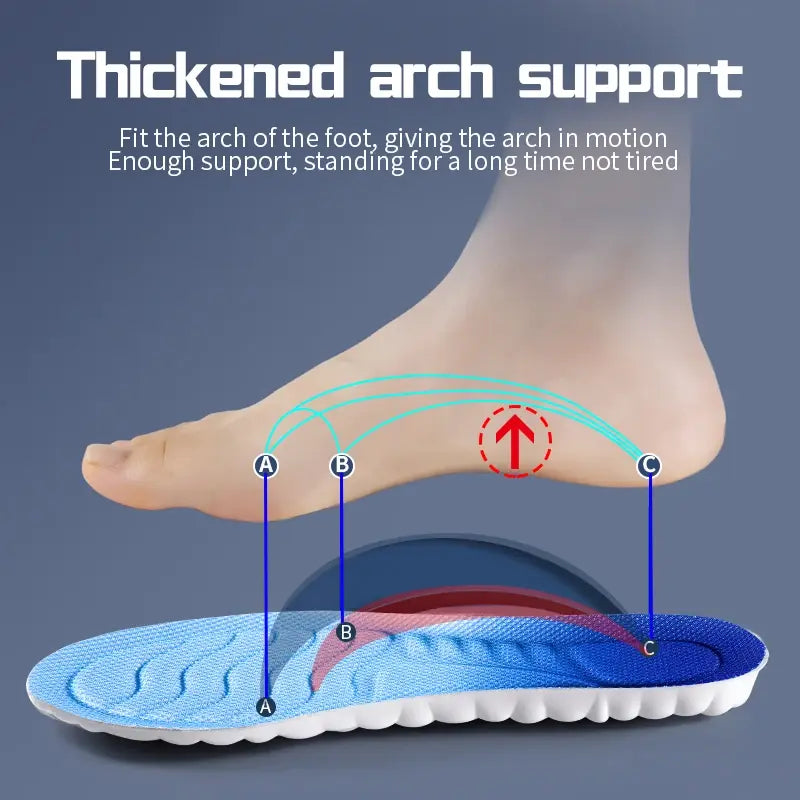 4D Cloud Sports Insoles: Orthopedic